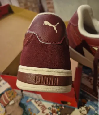 NUOVO!!! Sneakers Puma Beige/Rosso Tg 42 Nuove