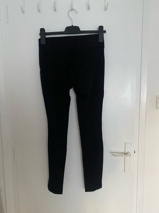 Leggings Zara Negros con Cremallera