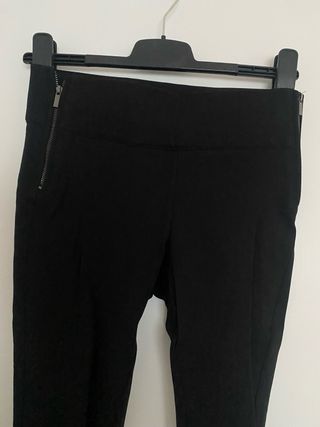 Leggings Zara Negros con Cremallera