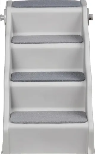 Escalera para perros gris