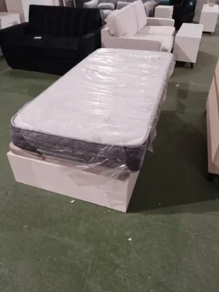 Canapé 0,90x1,90 Blanco y Cambria