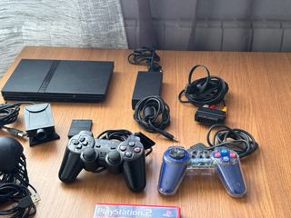 Lote Consola Playstation 2 PS2 + Buzz + Cámara