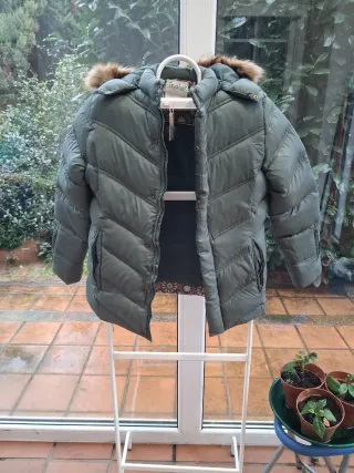 Plumíferos para gemelos verde, unisex  con capucha