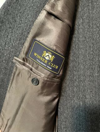 Abito classico uomo grigio vintage