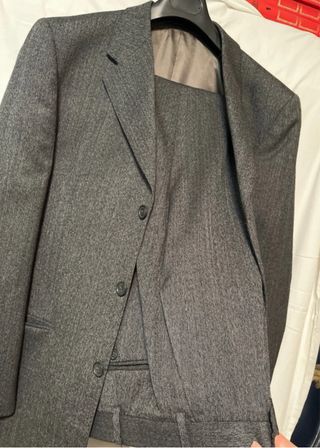 Abito classico uomo grigio vintage