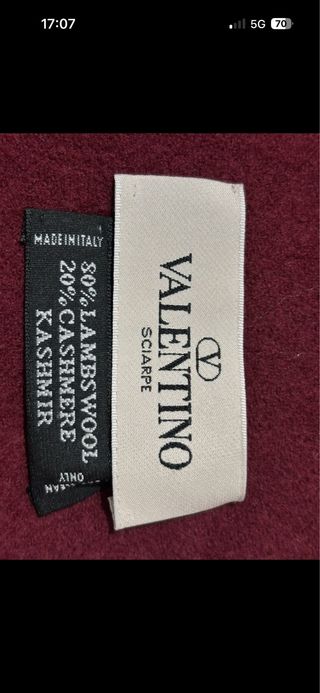 Sciarpa Valentino Rossa