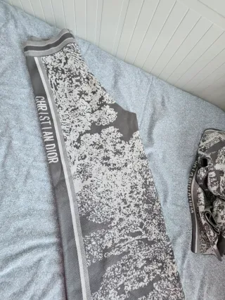 Conjunto Christian Dior Jersey Gris Blanco