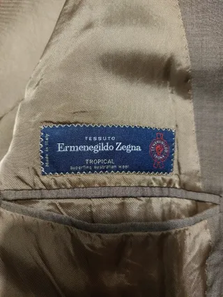 Abito completo uomo lana marrone