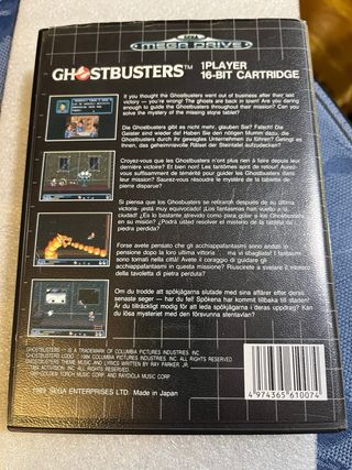 Videogioco Ghostbusters Sega Mega Drive PAL Spagna