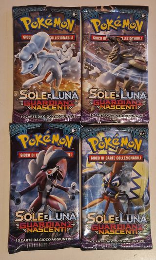 Bustine Pokemon Guardiani Nascenti VUOTE