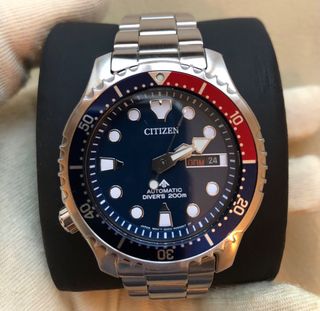 Reloj Citizen Automático Azul y Plateado