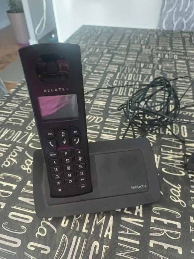 Teléfono Inalámbrico Alcatel Negro