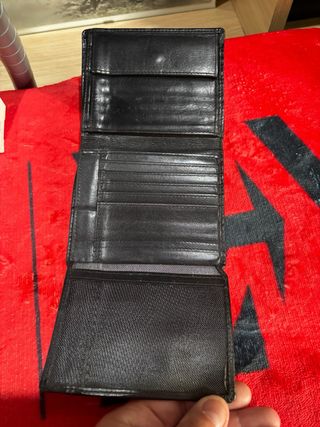 Portafoglio Bugatti nero in pelle