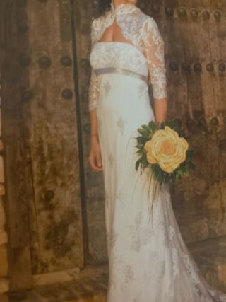 Vestido de Novia Blanco Encaje