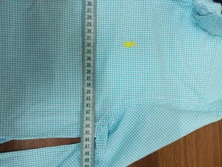 Camisa Ralph Lauren cuadros azul/blanco T.14-16