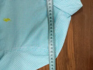 Camisa Ralph Lauren cuadros azul/blanco T.14-16