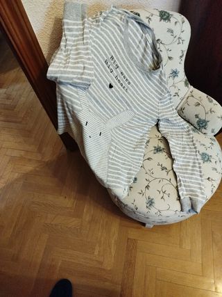 Pijama Oysho Rayas Gris Talla M