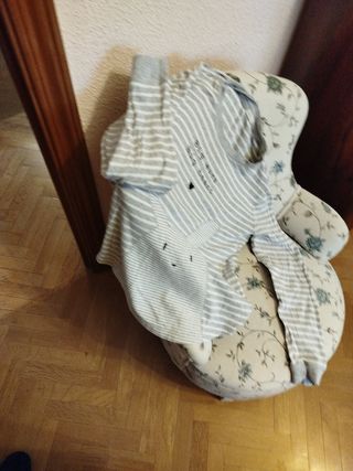 Pijama Oysho Rayas Gris Talla M