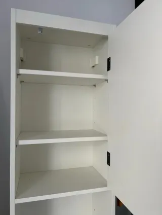 Mueble auxiliar de baño blanco. De ikea Perfecto e