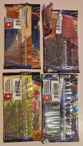 Bustine Pokemon Gioco di Squadra VUOTE