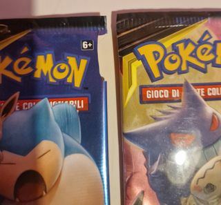 Bustine Pokemon Gioco di Squadra VUOTE