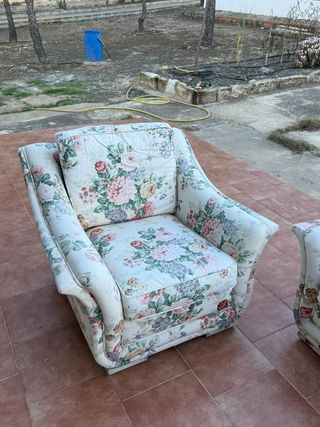 Pack Sofá y Sillones Flores