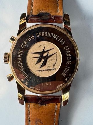 Reloj Breitling transoceanic unitime gold rose 18k