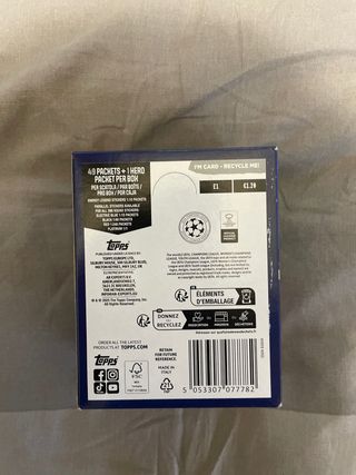 Caja Topps Champions League Stickers 2025/26