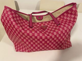 Bolso Guess Rosa y Blanco