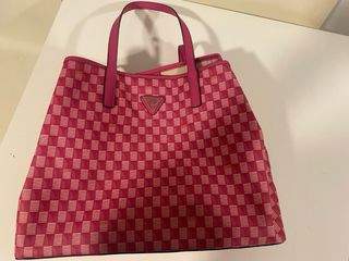 Bolso Guess Rosa y Blanco
