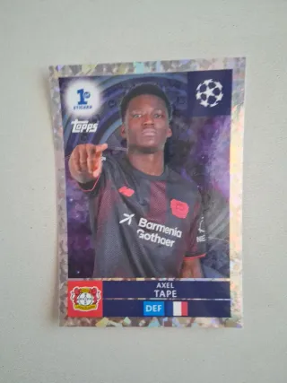 CROMO, 1 STICKER, TOPPS, AXEL TAPE, UEFA CHAMPIONS