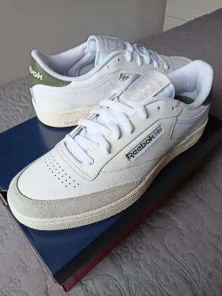 Reebok Club C 85 Talla 44 Blanco/Verde
