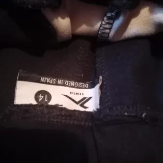 Conjunto chándal negro y blanco