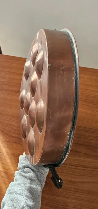 Teglia/tortiera antica in rame