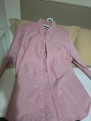 Camisa Polo Ralph Lauren Rosa Talla L