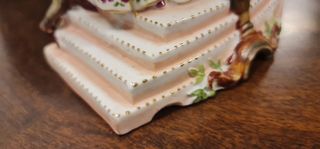 Jarrón Biscuit S. XIX Pareja Romántica