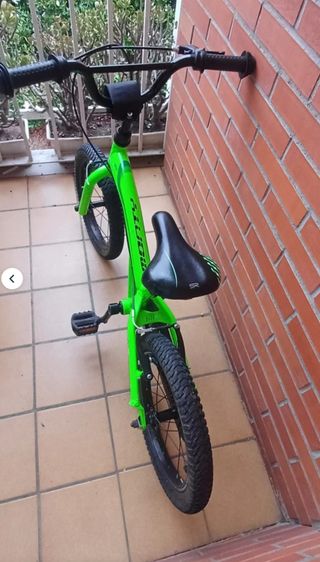Bicicleta infantil verde