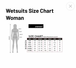 Traje neopreno RRD chica sin mangas