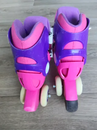 Patines ajustables Decathlon Oxelo rosa/morado