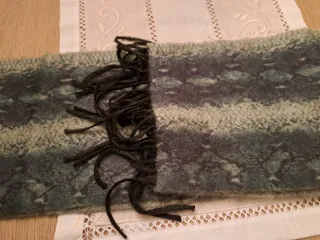 Sciarpa unisex grigio multicolore