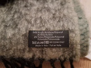 Sciarpa unisex grigio multicolore