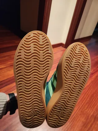 Adidas Talla 39 1/3 Verde/Beige