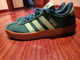 Adidas Talla 39 1/3 Verde/Beige