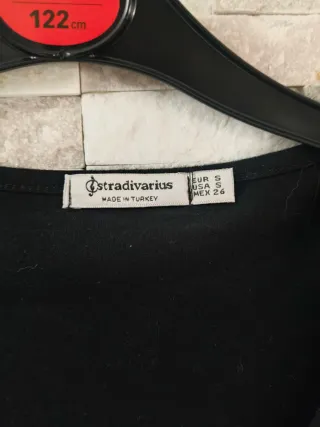 Blusa Stradivarius manga transparente Talla M