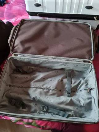 Bolso de viaje grande estampado floral