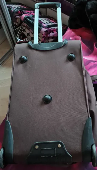 Bolso de viaje grande estampado floral