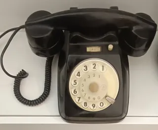 Telefono Vintage Siemens Nero