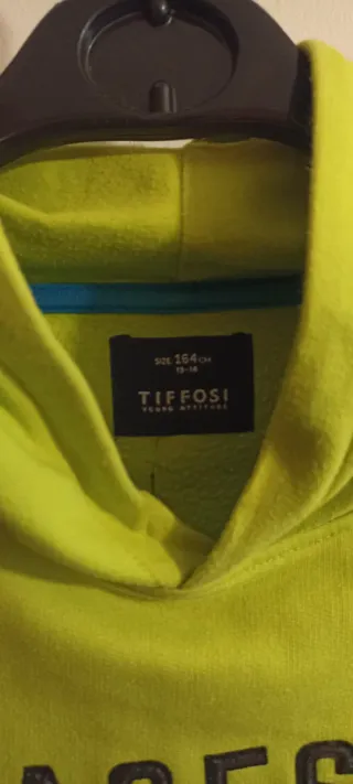 Sudadera Tiffosi verde con estampado