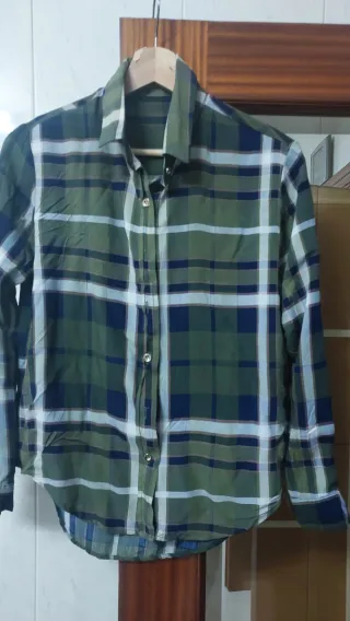 Camisa cuadros Primark Talla M