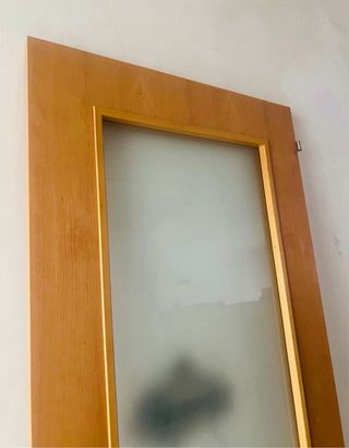 Puerta con cristal (en 1semana me deshago de ella)